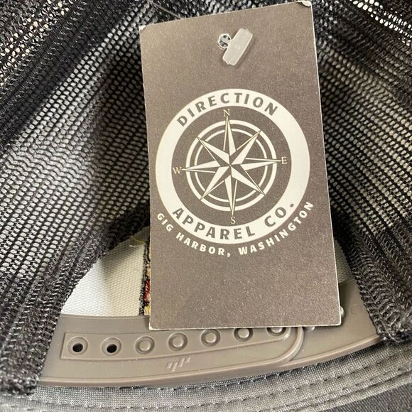 NWT Gray Trucker Hat Black Mesh Idaho/Northwest Sunset Snapback Cap - Picture 6 of 10